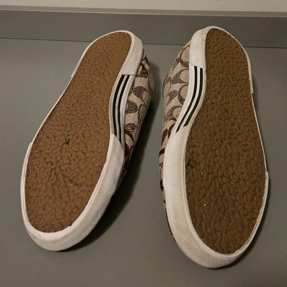6. Coach Kameron Signature Sneakers – Brown Monogram – Size 8.5B - Picture 4 of 5